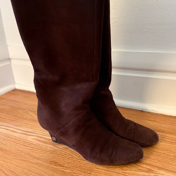 Gucci Interlocking G Logo Suede Boots Women's Size: 7 - Picture 2 of 7